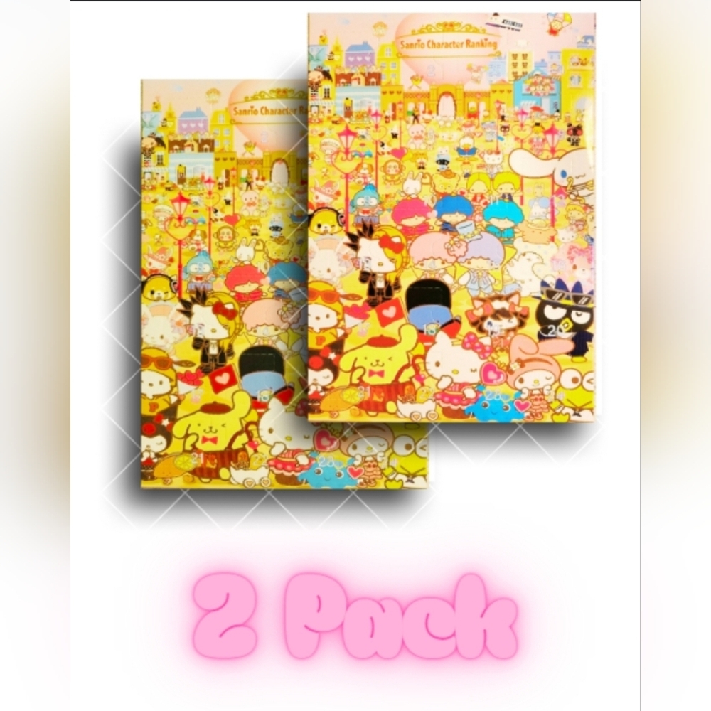 SANRIO 2 PACK of Advent Calendars Hello Kitty Characters